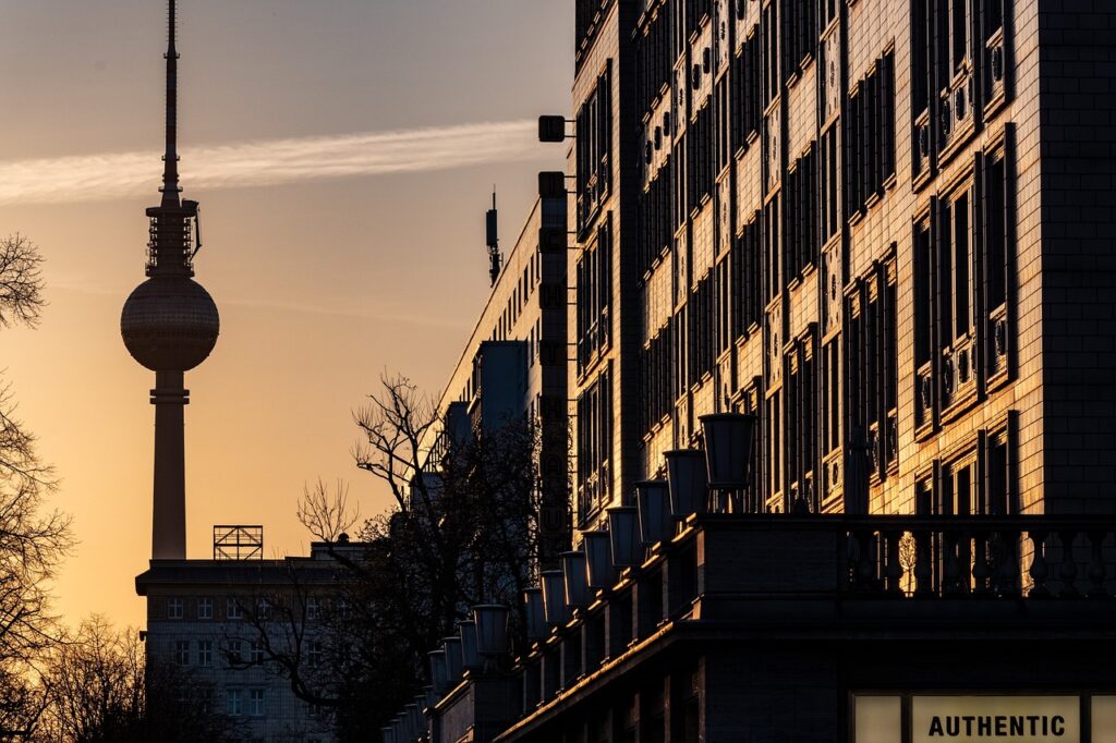 tv tower, building, evening, cityscape, berlin, capital, berlin, berlin, berlin, berlin, berlin